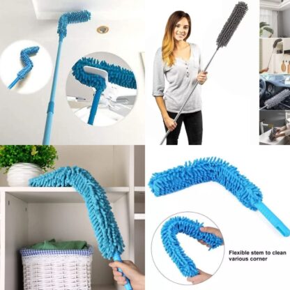 Long Handle Dust Cleaning Brush, Adjustable Microfiber dust Brush, Foldable Home appliances Ceiling Cleaner, Latest Home Improvement Products - Image 3