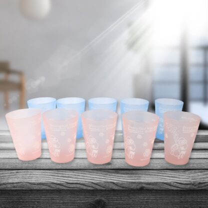 PLASTIC LIGHTWEIGHT GLASS REUSABLE DRINKING GLASS DISHWASHER SAFE BEVERAGE GLASSES FOR KITCHEN WATER GLASSES (10 Pc Set) - Image 3