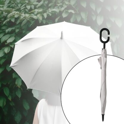 8551 Umbrella Summer Sun and Rain Protection Foldable Cute Umbrella & C-Shaped Handle || UV Protection Rain Sun Umbrella || Travel Accessories || Umbrella for Children, Girls, and Boys (1 Pc / Mix Color) - Image 4