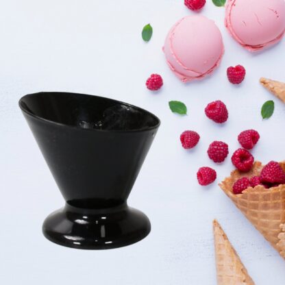 Plastic Ice-Cream Bowl / cup, Home & Kitchen Serving, Dessert Cup for Sundae, Sweets, Snacks, Fruit, Pudding, Nuts or Dip, Serving Bowls (Set of 6 pcs) - Image 3