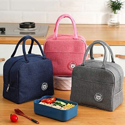 Lunch/Tote Bag for Women, Lunch Bag Women, Lunch Box Lunch Bag for Women Adult Men, Small Leakproof Cute Lunch Boxes for Work Office Picnic or Travel - Image 3