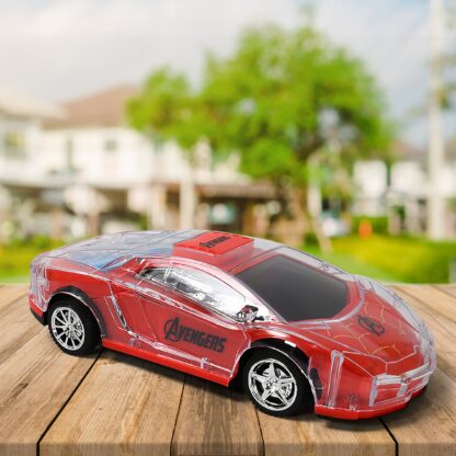 Plastic Remote Control Car, Remote Control Racing car with Two Function Backward and Forward. Handle Design Remote. Best Birthday Gift, Birthday Return Gift with Rechargeable Battery For Car - Image 3