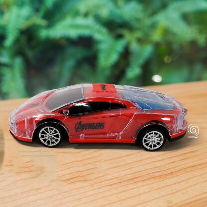 Plastic Remote Control Car, Remote Control Racing car with Two Function Backward and Forward. Handle Design Remote. Best Birthday Gift, Birthday Return Gift with Rechargeable Battery For Car - Image 5