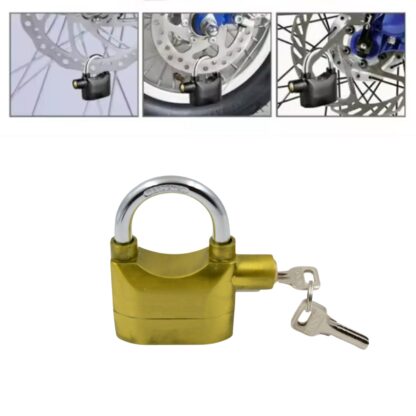 Security Alarm Metallic Lock System with 3 Keys (1 Set / Mix Color) - Image 3