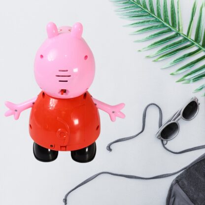 Pig Children Play toy, Pretend Play Toy Fun Gift for Kids, Movable Hands, Legs Pig Pretend Play Toy Set for Kids Children with Soft Rubber Material (1 Pc / Battery Not included) - Image 5