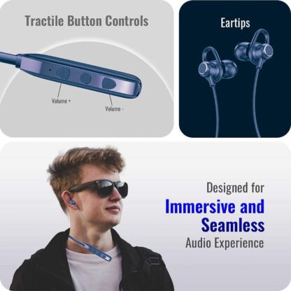 Magnetic ON- OFF Earbuds Neckband Bluetooth (1 Pc / USB Type-C) - Image 6