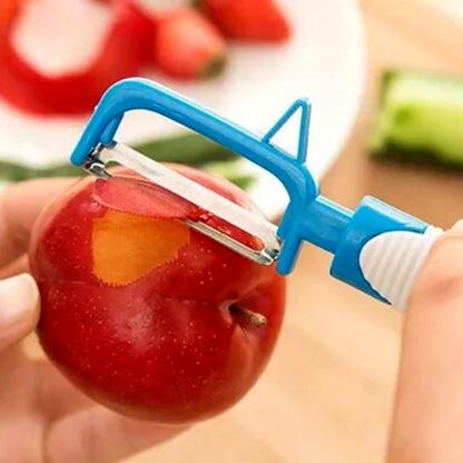 Vegetable Fruit Peelers Slicer & Bottle Opener, Kitchen Peeler For Veggie Fruit Potato Carrot, Bottle Opener With Plastic Handle Bottle Openers Wine Bottle Opener Cold Drink Bottle Opener (2Pc) - Image 5