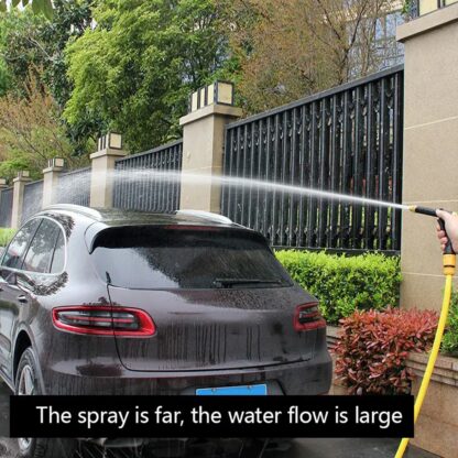 Plastic Body, Metal Trigger & Brass Nozzle Water Spray Gun For Water Pipe | Non-Slip | Comfortable Grip | Multiple Spray Modes | Ideal Pipe Nozzle For Car Wash, Gardening,& Other Uses - Image 4