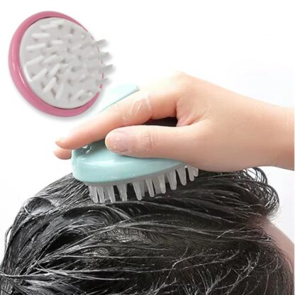 Hair Scalp Scrubber Massager, Waterproof Stress Fatigue Relief, Deep Clean for Hair Wash, Scalp and Body Massage with Soft Teeth Design - Image 3