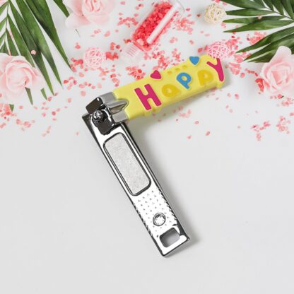 Cute Nail Clipper with Nail Catcher, Nail File - Stainless Steel (1 Pc) - Image 6