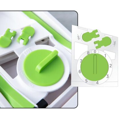 MULTI FUNCTIONAL TIME SAVING ADJUSTABLE HAND PRESS VEGETABLES CHOPPER - Image 4