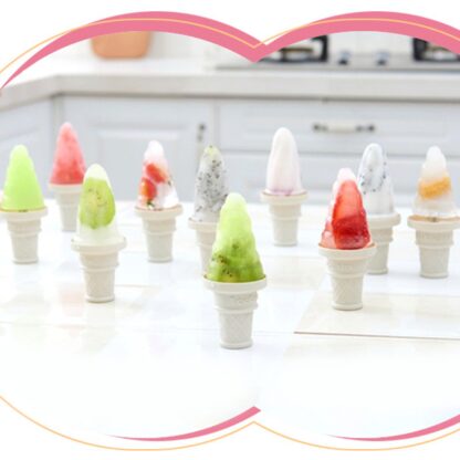 6 Pc ice candy maker Ice Cream Mold used for making ice-creams in all kinds of places including restaurants and ice-cream parlours etc. - Image 7