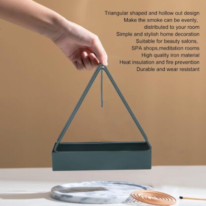 Mosquito Coil Holder Frame, Triangular Shape Iron Mosquito Incense Holder Mosquito Repellent Incense Holder, Hanging, Mosquito Repellent, Outdoor, Stylish, Mosquito Repellent Incense Holder - Image 5