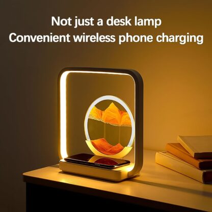 3D Wireless Charging LED Light