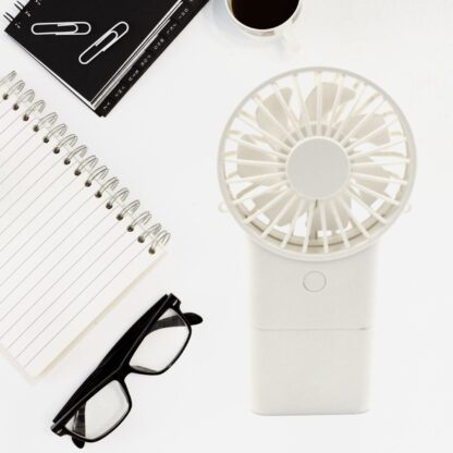 Portable Small Electric Fan, Handheld Fan With 3 Modes USB Rechargeable Mini Student Handheld Class Personal Fan (1 Pc) - Image 6