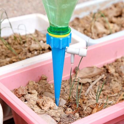 Plant Watering Spikes self Watering Spikes Water dripper for Plants, Adjustable Plant Watering Devices with Slow Release Control Valve Switch - Image 3