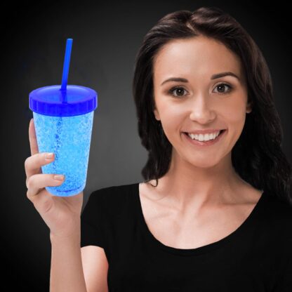 Plastic Reusable Sipper Tumbler with Lid and Straw (1 Pc / 500 ML / Mix Color / 1 Pc) - Image 6