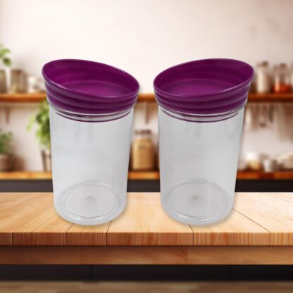 Plastic Premium Quality Kitchen Food Containers Set (1200ml Approx, Set Of 2 Pc) - Image 6