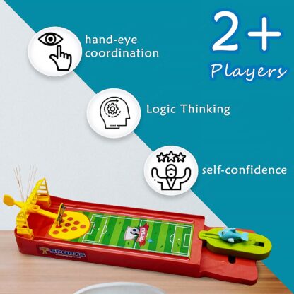 Mini Table Top Finger Football Game for Kids-Desktop Game for Kids & Adults, Fun Indoor Finger Bowling Game for Boys & Girls, Family Board Game - Image 7