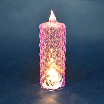 Candles for Home Decoration, Crystal Candlelight (1 Pc / Multicolor) - Image 7