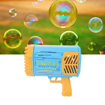 69 Holes Big Rechargeable Powerful Machine Bubble Gun Toys for Kids Adults, Bubble Makers, Big Rocket Boom Bubble Blower Best Gifts - Image 6