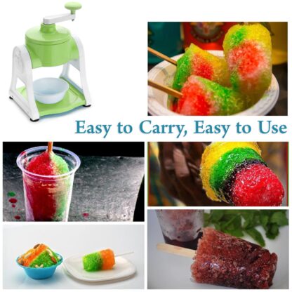 Ice Gola Maker Ice Snow Maker Machine | Ice Crusher | Indoor Outdoor Manual With Steel Blade & Antislip Grip - Image 5