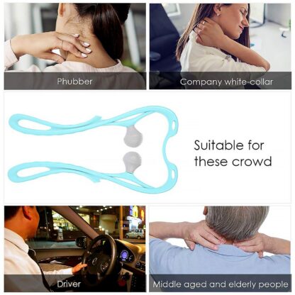 Neck Shoulder Massager, 33×18 cm Portable Relieving the Back for Men Relieving the Waist Women (1 Pc) - Image 6