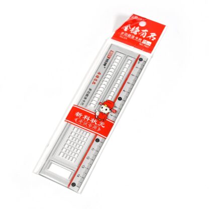 Plastic Ruler Scale Transparent Straight Measuring Tool 15cm (Pack of 1) - Image 5