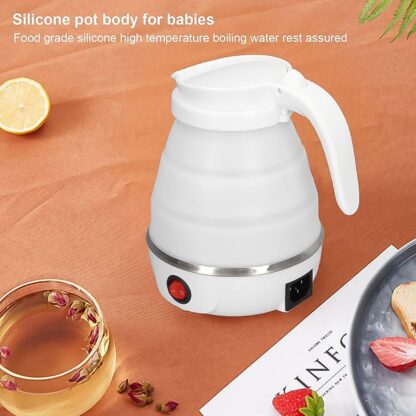 Travel Folding Electric Kettle 600W - (304 Stainless Steel & Silicone) - Image 6