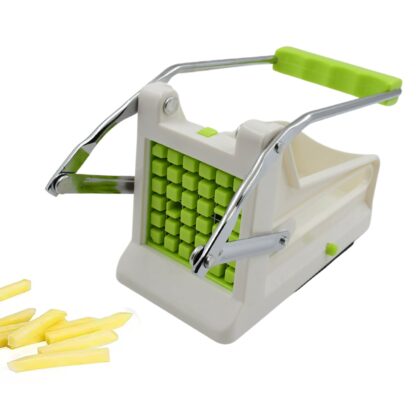 French Fry Cutter, Great with Vegetables, Potato Fries Cutter Professional Vegetable Cutter Stainless Steel Cutter Potato, Onions, Carrots, Cucumbers, Fruits Potato Cutter (1 pc) - Image 4