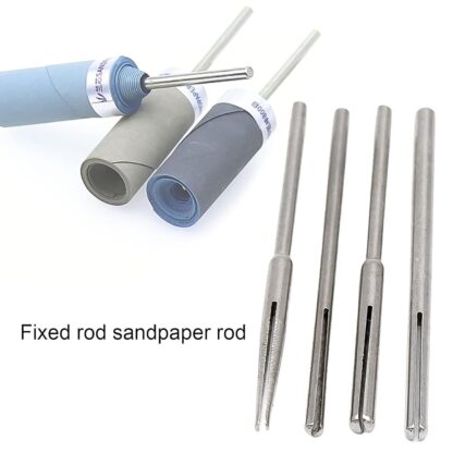 Sandpaper Clamp 3 mm Split Mandrels Long Abrasive Holder (4 Pcs Set) - Image 6