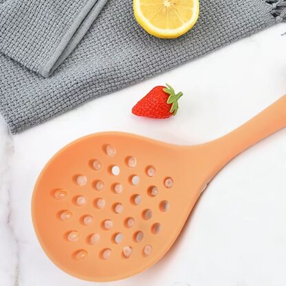 Multipurpose Silicone Colander Spoon (1 Pc) - Image 6