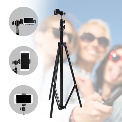 Professional Tripod with Multipurpose Head for Low Level Shooting, Panning for All DSLR Camera Photography Tripod Stand Folding Photo Stand Maximum Height 170 Cm - Image 6