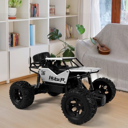 1:18 Scale Rock Crawler Monster RC Truck All Terrain Stunt Racing Car Rechargeable Indoor Outdoor Toy Car - Image 6