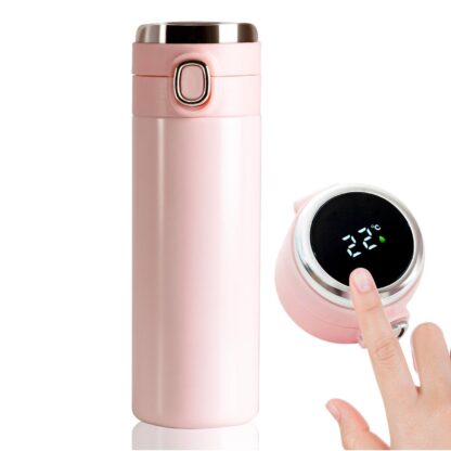 Smart Vacuum Insulated Water Bottle with LED Temperature Display, Cold & Hot | Leak Proof | Office Bottle | Gym | Home | Kitchen | Hiking | Trekking | Travel Bottle  (Mix Color & Design / 300 ML Approx) - Image 6