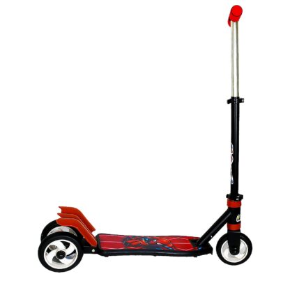 Basic Kids Ride On Leg Push Scooter for Boys and Girls (4 - 8 Years Old Kids) Foldable Scooter Cycle with Height Adjustment for Boys and Girls Multicolor (1 Pc / 3 Wheel)  - Image 6