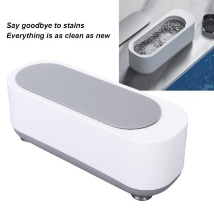 Ultrasonic Jewllery, Cleaner, Ultrasonic Cleaning Machine, Portable jewellery Cleaning Mchine For Jewellery, Ring, Silver, Retainer, Glasses, Watches, Coins, High Frequency Vibration Machine (Battery Not Included) - Image 5