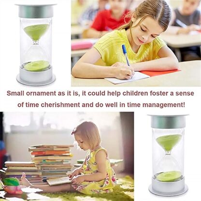 Sand Timer, Hourglass Timer 45 Minutes Sand Timer For Kids Teachers Games Classroom (45 Min-Green) Time Management Tool (Color : Green, Time : 45 Min) - Image 5