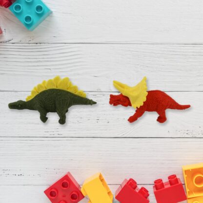 Dinosaur Shape Erasers Animal Erasers (4 Pcs Set) - Image 6