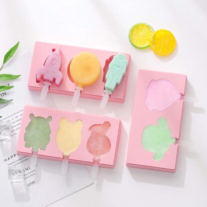 Silicone Popsicle Molds, Reusable Ice Cream Molds With Sticks And Lids. A Must-Have Popsicle Mold For Summer. - Image 7