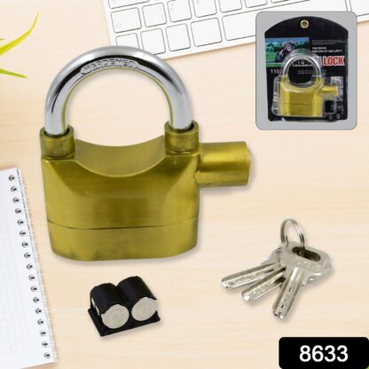 Security Alarm Metallic Lock System with 3 Keys (1 Set / Mix Color) - Image 2