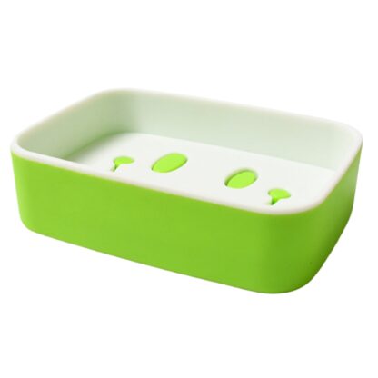 Portable Travel Home Box Cute Cartoons Smile Face Container Draining Holder Soap Dish - Image 4