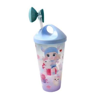 Unicorn Water Bottle with Straw & Lid for Kids (With Light) - Image 4