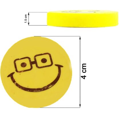 Smiley Design Eraser (1 Pc / Mix Design) - Image 6