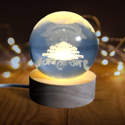 3D Crystal Ball lamps for Bedroom 3D Lamps for Home Decoration 3D Crystal Ball Night Light Gifts for Women Gifts for Men Room Decor Items for Bedroom for Friend and Family (1 Pc) - Image 6