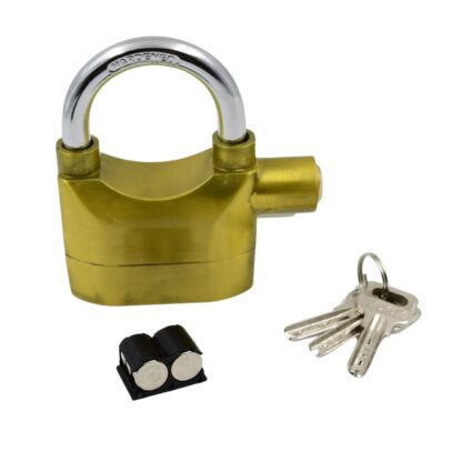 Security Alarm Metallic Lock System with 3 Keys (1 Set / Mix Color) - Image 5