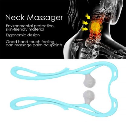 Neck Shoulder Massager, 33×18 cm Portable Relieving the Back for Men Relieving the Waist Women (1 Pc) - Image 7