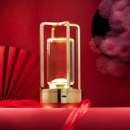 Crystal Lantern Lamp, Crystal Lantern Table Lamp, 3 Colors Rechargeable Cordless Led Lights for Restaurant / Bedroom Lights (1 Pc) - Image 3