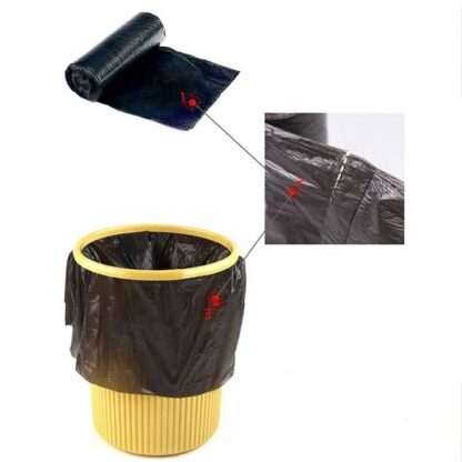 Black Garbage Bags / Dustbin Bags / Trash Bags 45x50cm (1Pc) - Image 7