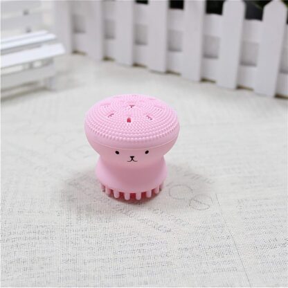 Cute Octopus Shape Silicone Face Scrubber Massager (1 Pc) - Image 6